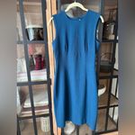 MM.LaFleur the Shirley Dress Pacific blue Office Work Formal sheath sleeveless Photo 8