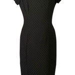 Nina Ricci Black Chevron Crepe Pinch Photo 0