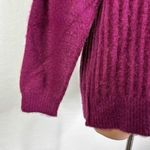 Free People Big City Knitted Turtle Neck Sweater Mulberry Garnet XS NWT (b29.12) Photo 4