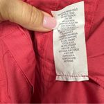 Bebe Utility Tunic Shirt Belle Pink Button-Front Stretch Poplin Blouse Size S Photo 11