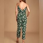 Lulu’s Doyle Green Floral Print Sleeveless Jumpsuit Size XS Photo 1