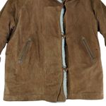 J. Percy Marvin Richards Penny Lane Coat Suede‎ Reversible Women's Large Heavy Brown Photo 3