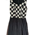 Jun & Ivy Black Tulle Fit & Flare Fairy Grunge Dark Romantic Dress Sz Medium USA Photo 0