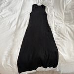 Free People Emmy Ribbed Knit Midi Tank Dress Black Women’s Size S Photo 3