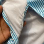 Jessica Simpson  Light Blue Striped One Piece Swimsuit SIZE XL Photo 1