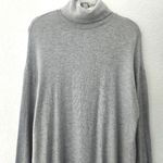 Reformation  Hazel Turtleneck Stretch Newton Gray Mini‎ Sweater Dress Tunic XL Photo 2
