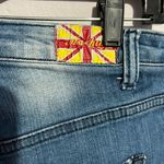 Machine Nouvelle Mode American Flag Denim Shorts Photo 3