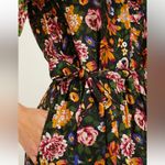 Tuckernuck Mille Victoria Secret Garden Dress Black Floral Sz 12 / XL Photo 3