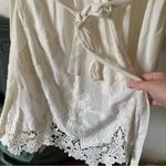 plum pretty sugar robe with floral trim White Size XS Photo 6