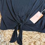 Blashe Black Tie Front Top Photo 2