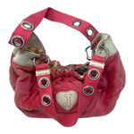 Juicy Couture Pink Suede Shoulder Bag with Charm – Vintage Y2K Logo Purse Photo 12