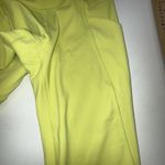 Lululemon Fast Free MidRise 23" Electric Yellow Nulu Leggings Athleisure Pants 4 Photo 9