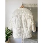 ZARA Oversized Button Down Puffer Coat Photo 8