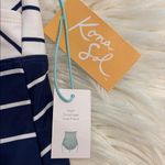 Kona Sol  Navy and White Striped Swimsuit size L brand new Photo 3