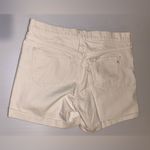 Madewell Button Fly Cream/Off White Denim Shorts - Size 27 Photo 1