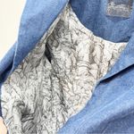 Deborah Lyons Pleated Kaya Blazer Blue Denim Pleated Size US 2 Photo 5