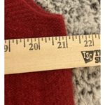 Lothlorian Large New Zealand Luxury Possum Merino Wool Red Sweater‎ Vest FLAW Photo 6