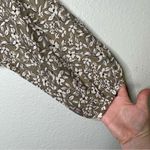 Mango MNG floral tunic v-neck 3/4 sleeve blouse top size xs Photo 5