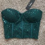 Lulus sequin strapless top Photo 0