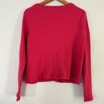Old Navy Pink Ribbed Cardigan Single Button XL Valentine’s Day Casual Photo 3