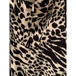 Sergio Hudson Women's Plus Size 2X Leopard Zebra Print Bustier Dress Bla… Black Photo 10