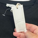 Heartloom  Short Sleeve Top Side Twist Womens Size Medium Black Stretch‎ NEW Photo 2