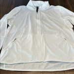 Lululemon Athletica White Zip-Up Jacket EUC Size L woman’s Photo 5