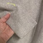 AQUA  Gray Sweater with Colorful Lightning Bolts 100% cashmere Photo 1