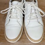 Clarks Collection by Marie Mist White Leather Espadrilles Sneakers Photo 7