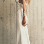 ZARA  maxi dress formal gown pearl satin effect halter evening wedding bodycon Photo 15