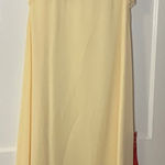 Rhapsody LTD Yellow Floral Lace Maxi Dress Size 4 Made in USA Formal Photo 0