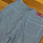 Vintage Halston jenaswear Blue and White Capris Size 6 Photo 9