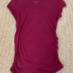 Liz Lange ‎ Maternity pink v-neck T-shirt, size small​ Photo 0