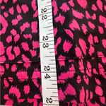 Betsey Johnson New Scrub Top Women's Black and pink leopard print Bow  XS NWT Photo 5