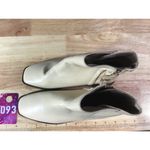 Sam Edelman Women's 5 Ivory Patent Leather Side Zip Square Toe Chelsea Boots Photo 5