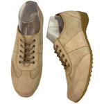 Munro * American Womens Shoe Size 8.5 Wide Beige Leather Comfort Lace Up Casual Photo 0