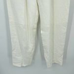 Parisian Signature Linen Pants Womens Sz M Cream Beachy Trouser Lined Lagenlook Photo 3