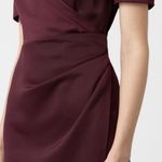 All Saints cadia mini dress in red maroon size 00 Photo 2