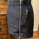 Sugarcloth Blue Velvet Mini Skirt Size 8 Photo 2