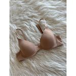 SKIMS  Fits Everybody Scoop Plunge Bra Clay Size 38A Photo 2