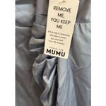 Show Me Your Mumu  Jodie Maxi Dress in Steel Blue Luxe Satin XXL Photo 5