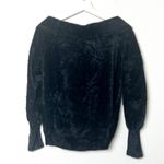 Chelsea28 NWOT Chelsea 28 Black Open Neckline Cozy Sweater Photo 3