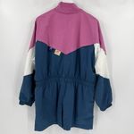 Nike  Pink‎ Blue White Icon Clash Track Windbreaker Jacket Women’s Size Medium Photo 6