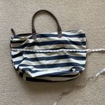 Target Extra Large Striped Canvas Tote Bag Beach Handbag Carryall Like New Photo 6