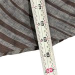 Sundance Catalog Size 8 Allende Dress 100% Linen Midi Brown Gray Sleeveless Photo 6