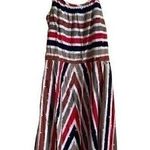 Jordache Vintage  Striped Spaghetti Strap Midi Dress Photo 1