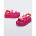 Melissa Brave Papete Fuchsia Pink Orange Platform Sandal NEW Size US 9 Photo 1