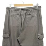 Athleta Farallon Cargo Crop Athleisure Knit Pants Cypess Green Women's Size 10 Photo 5