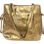 Patricia Nash  Everton Slouchy Tote Antique Bronze Shoulder Bag Gold Photo 0