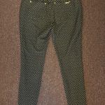 Michael Kors  Black and White Patterned Elastane Pants Photo 1